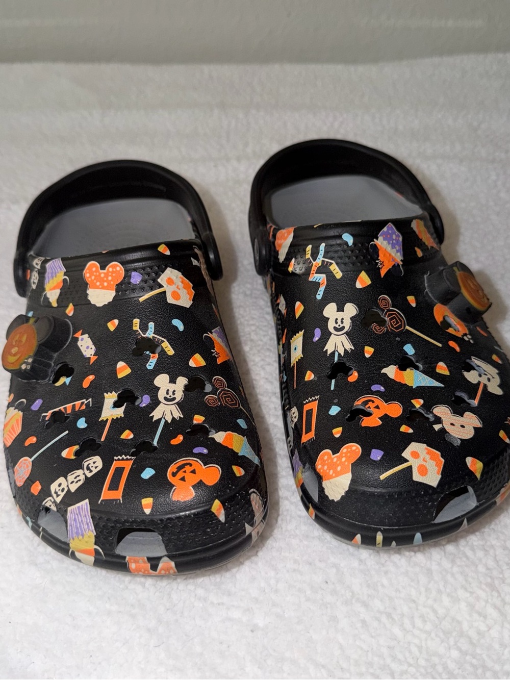 Crocs Disneyland Black Halloween Clog Shoes